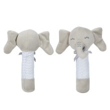 Babyrassel Handglocken Plüschtier Elefant Hase Waschbär Hund 20cm