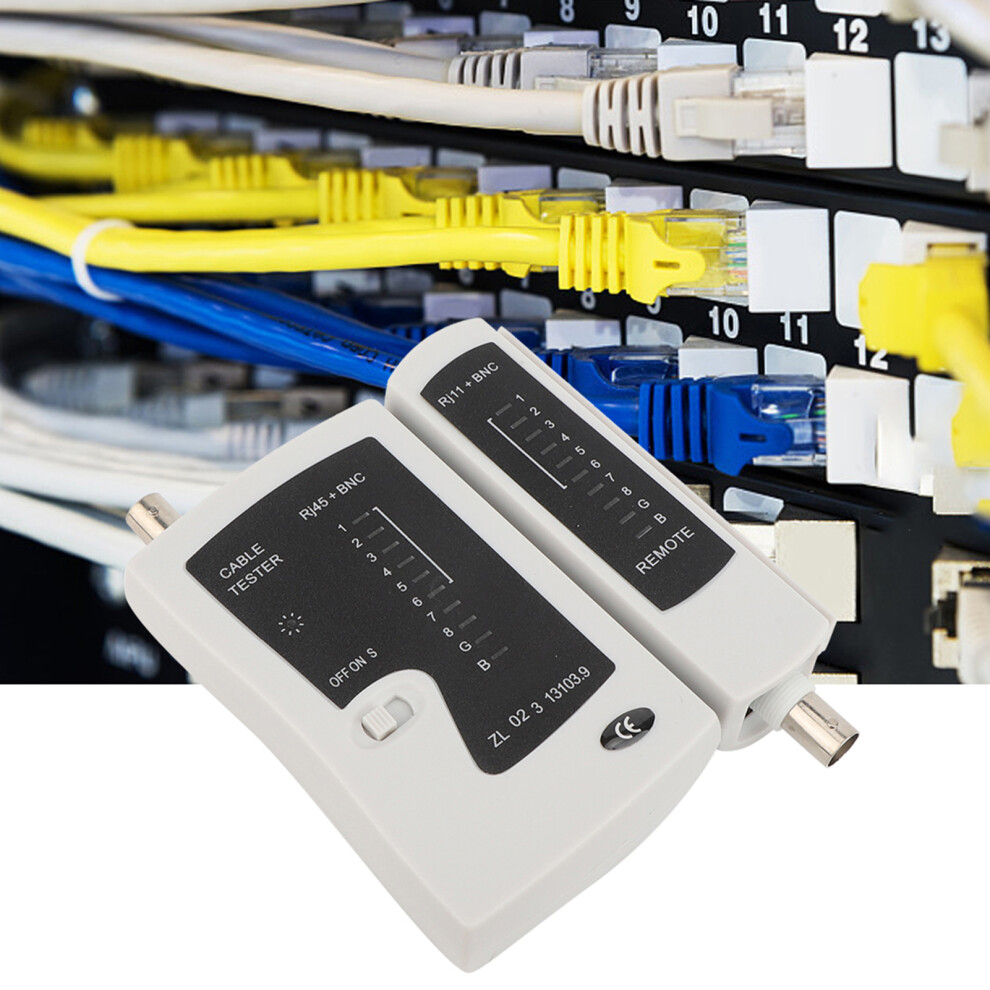 Yg468b High-Accuracy Rj45+Bnc Cable Tester Fast Network And Phone Cable Testing 8701362174683