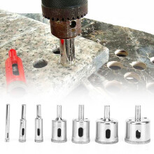 10 Stück Diamantbohrkronenset 6-50 mm Hochgeschwindigkeitsstahl-Handwerkzeuge