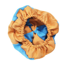 Kinder-Cosplay-Plüsch-Rag-Doll-Beret-Mütze, Orange+Blau, 30 cm
