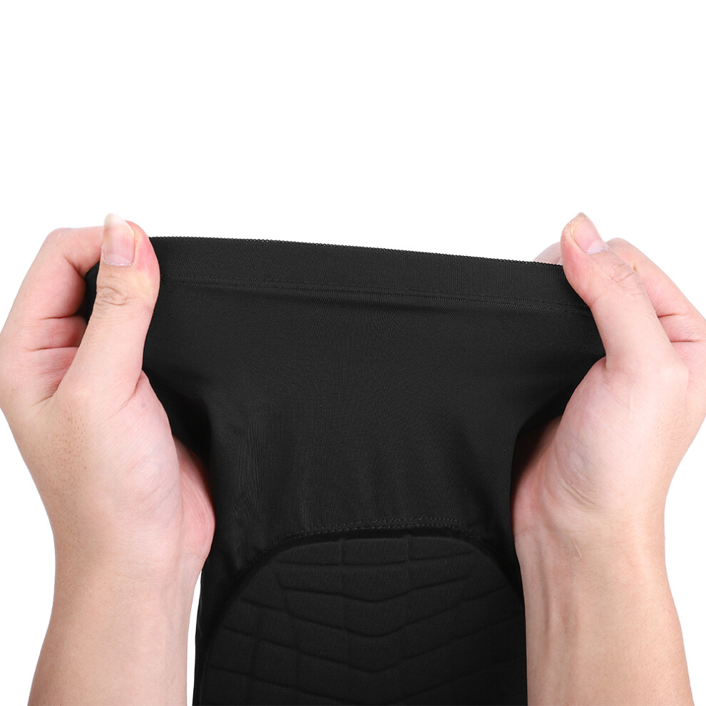 Adult Black Thin Anticollision Sports Knee Pads, Sizes M-Xl 7691362177139