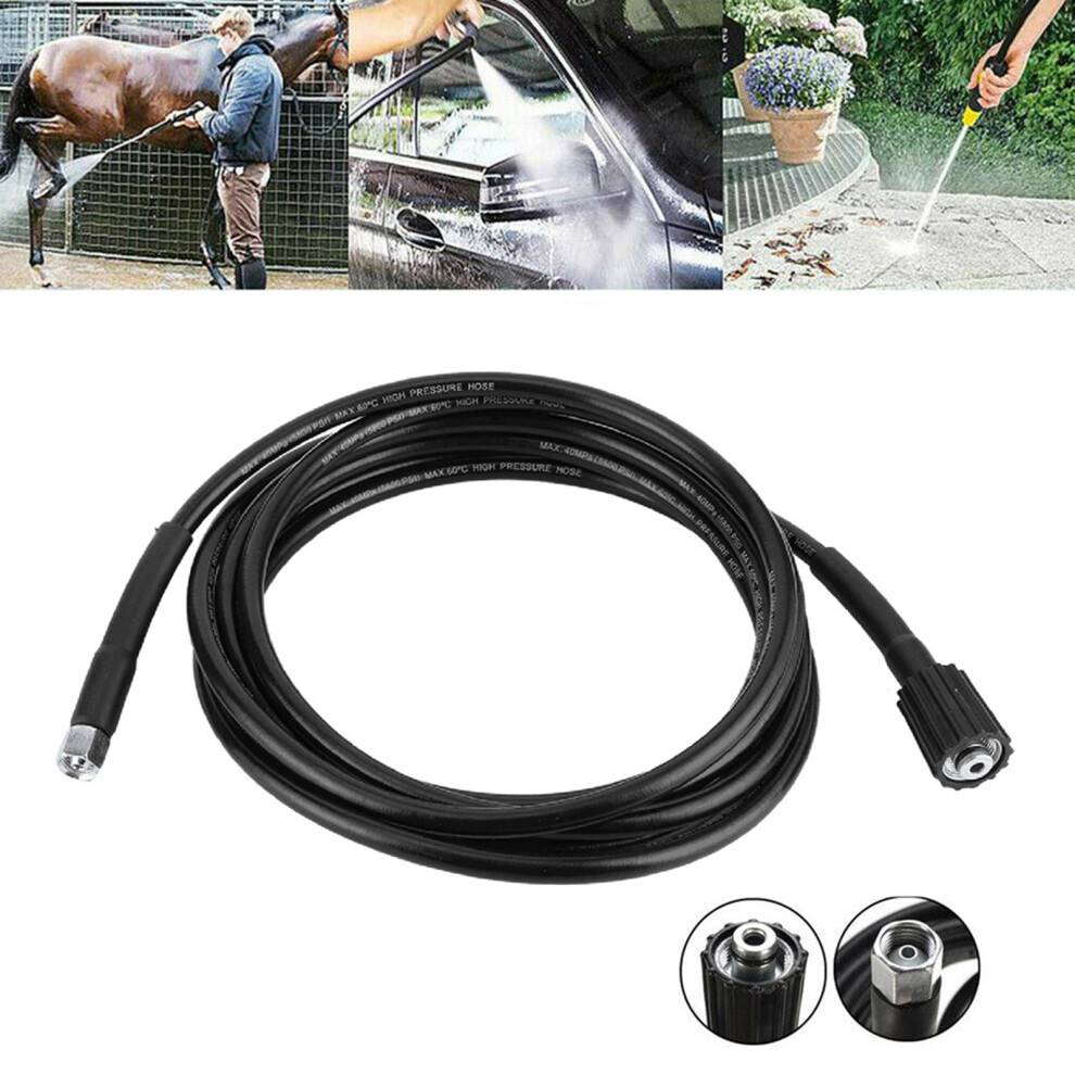 High Pressure Washer Hose 6-15M M14 X M22 5800Psi For Car Cleaning 4911362177407