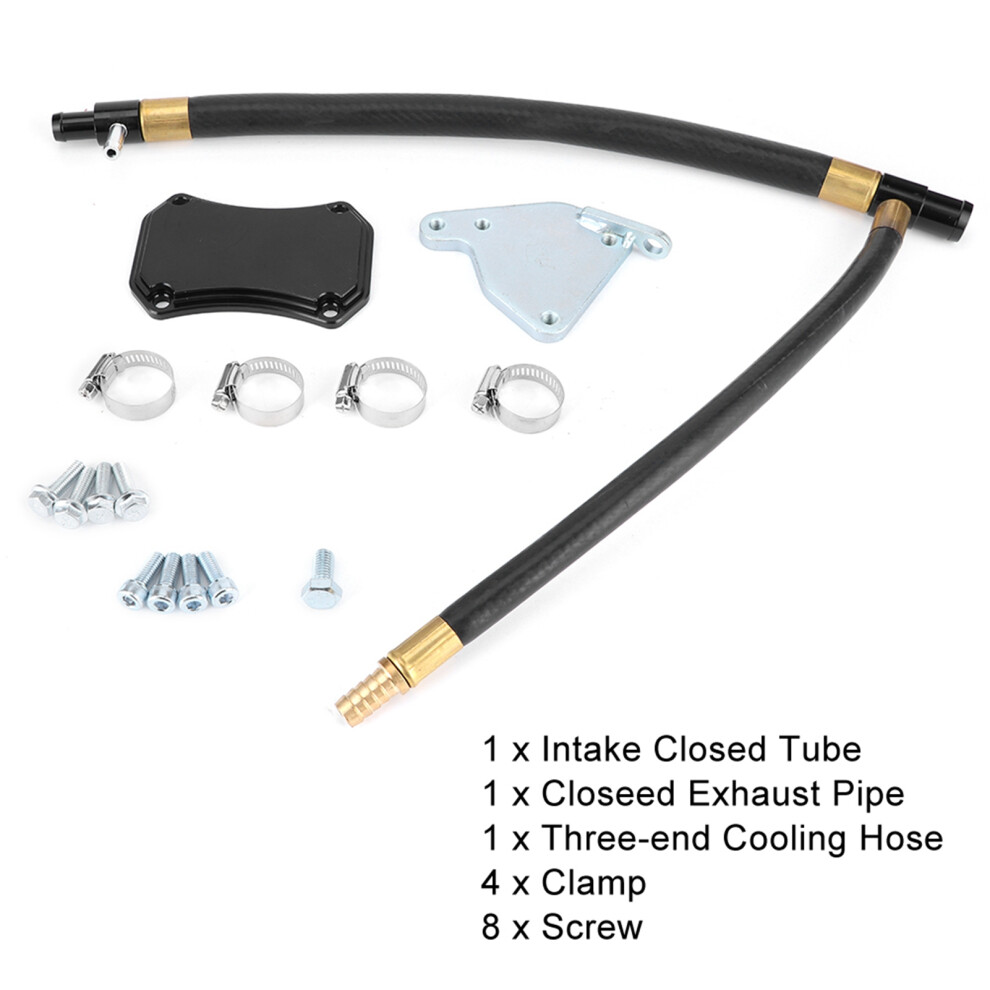 Egr Valve Cooler Delete Kit For Duramax 2011-2015 6.6L Lml Diesel 8021362178345