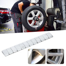 25 Strips 60g Metal Adhesive Wheel Balance Blocks for Auto Car Balancing