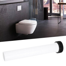 Neues verborgenes WC-Wasserbehälter Verlängertes Spülrohr PP-Material 50 mm Anschluss