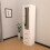 Fully Assembled 1-Door Wardrobe with Mirror 1