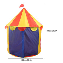 Children's Portable Castle Tent Indoor Outdoor Foldable Play House Accessory