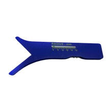 Mehrzweck-Radiusmessgerät zur Messung von 0–50 mm für-Blau