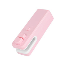 Compacte, oplaadbare warmteverzegelaar voor snackzakjes, 2-in-1 mini-vacuümverzegelaar met snijder, draagbare zakverzegelmachine voor thuis en op