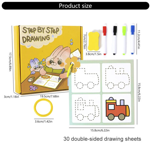 Lernbuch zur Stiftkontrolle für Kleinkinder, 2