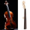 Violin Neck Maple Ebony Fingerboard Black 4/4 Instrument Replacement Part 1