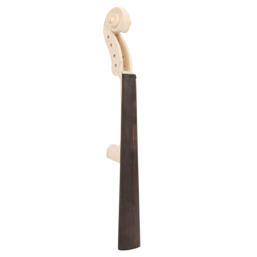 Violin Neck Maple Ebony Fingerboard Black 4/4 Instrument Replacement Part 1