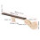 Violin Neck Maple Ebony Fingerboard Black 4/4 Instrument Replacement Part 6