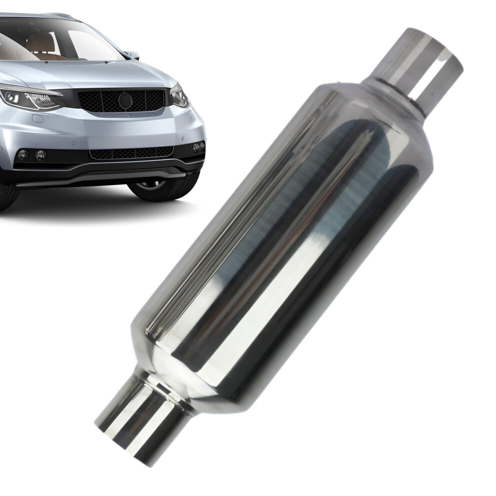 Exhaust Mufflers - Exhaust System Muffler Pipe,High-Performance Resonator Silencer For Lawnmower, Motorcycle, Car, Truck 63Mm Diameter 9323874005461