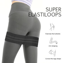 Widerstandsband Latex Yoga-Gurt Elastisches Fitness Deep Squat S-Bruin/37cm/8cm