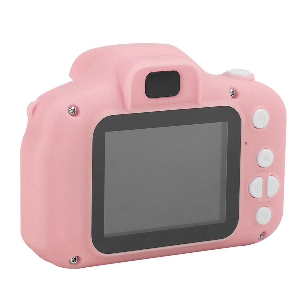 Children's Hd Video Camera Toy With Diy Photo Frames - Pink 7891362186975