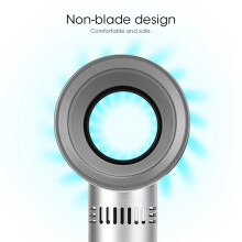 Fourth Generation Mini Handheld USB Fan Portable Fan for Home Outdoor Argent