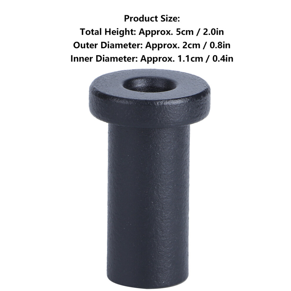 2Pcs Carbon Steel Barn Door Rail Mount Clamp, Shaft Pin, 5Cm High 5091362187763