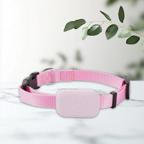 Pet with Adjustable Collar Smart Dog Tracker Cat Locator (Pink) 1