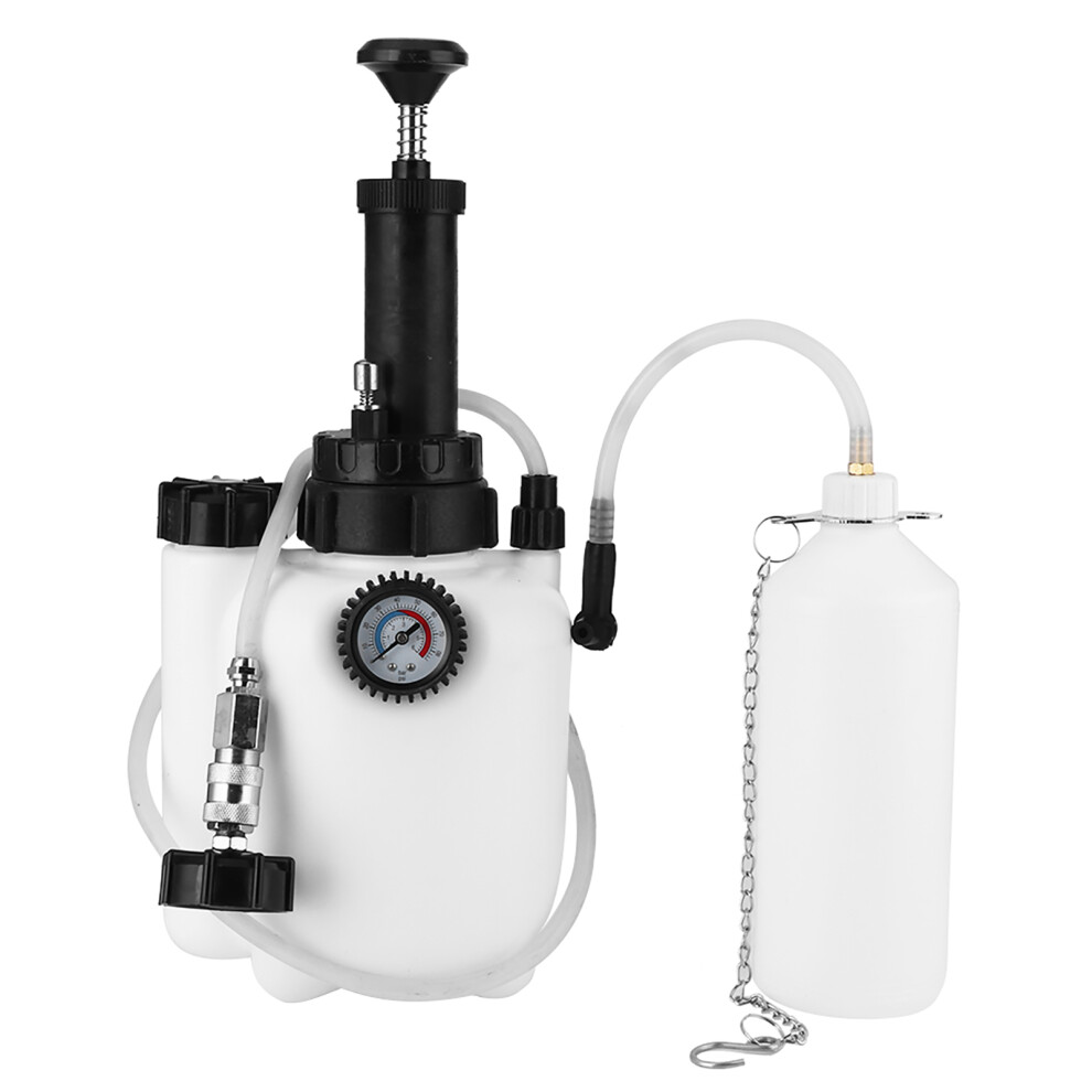 3L Pneumatic Brake Clutch Bleeder Kit White PE Plastic 10-30 PSI-image-OPC-PMZX8MG-NEW