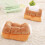 Simulations-Toast-Tissue-Box-Plüschbrot-Papierhalter 25cm 5
