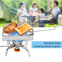 Faltbarer Edelstahl-Camping-Brottoaster Grill Tragbar Leichtgewichtig