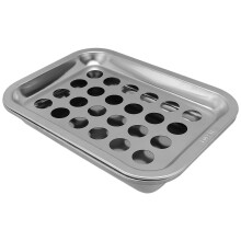 1 Set Kommunionbecher Tablett Mit 24 Löchern Und Deckel –