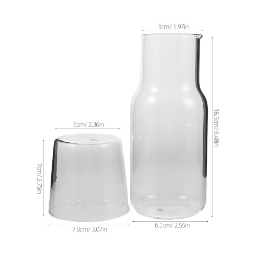 2Set Nachttisch Wasser : Mit Tassen 1