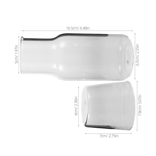 2Set Nachttisch Wasser : Mit Tassen 2