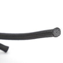 Flexible 7mm Elastic Rope 10m Black for Clothing DIY Durable & High Elasticity