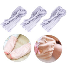 3 Bags 0.6cm x 10m Flat Elastic Rope Cord Bands for Sewing DIY Craft—White