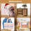 Stencil Template For Wall Art Fabric Painting Craft with 7