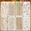 Stencil Template For Wall Art Fabric Painting Craft with 5