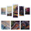 5PCS Rahmenlose Leinwand Landschaft Cottage Muster 10