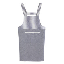 Hochwertige Baumwollschürze für Damen, verstellbare Träger, Küchenschürze mit Taschen, einzigartiges Design, weicher Stoff, ideal zum Backen,