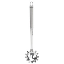 Utensílio para massa próprio para lava-louças, servidor de massa à prova de ferrugem, colher para servir massa sem esforço, material resistente