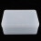 Storage Box With Hinged Lid, Clear Storage Boxes With Lids Multi Purpose Small Plastic Container Box for Organizing Small Items, Stackable Dustproof M 5