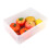 Storage Box With Hinged Lid, Clear Storage Boxes With Lids Multi Purpose Small Plastic Container Box for Organizing Small Items, Stackable Dustproof M 7