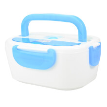 Elektrische Lunchbox, tragbarer Speisenwärmer mit 110-V-Elektroheizung, isolierte Bento-Box mit herausnehmbarem Edelstahlbehälter
