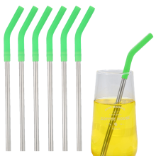 Collapsible Design Reusable Straws, Perfect for On-The-Go Use, Crafted from Food Grade Stainless Steel with Non-Slip Grip