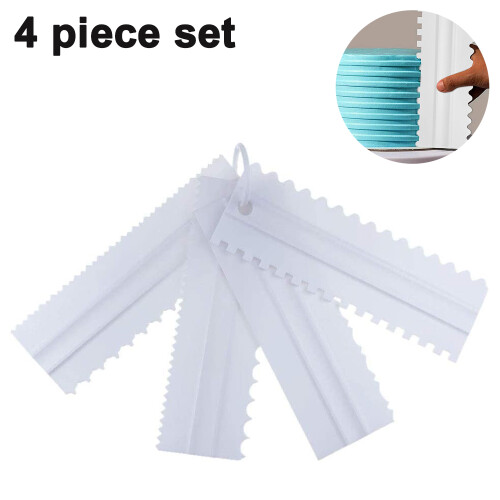 Σετ λείανσης γλάσου, εργαλείο DIY για δημιουργική διακόσμηση άκρων κέικ, πολλαπλές 1