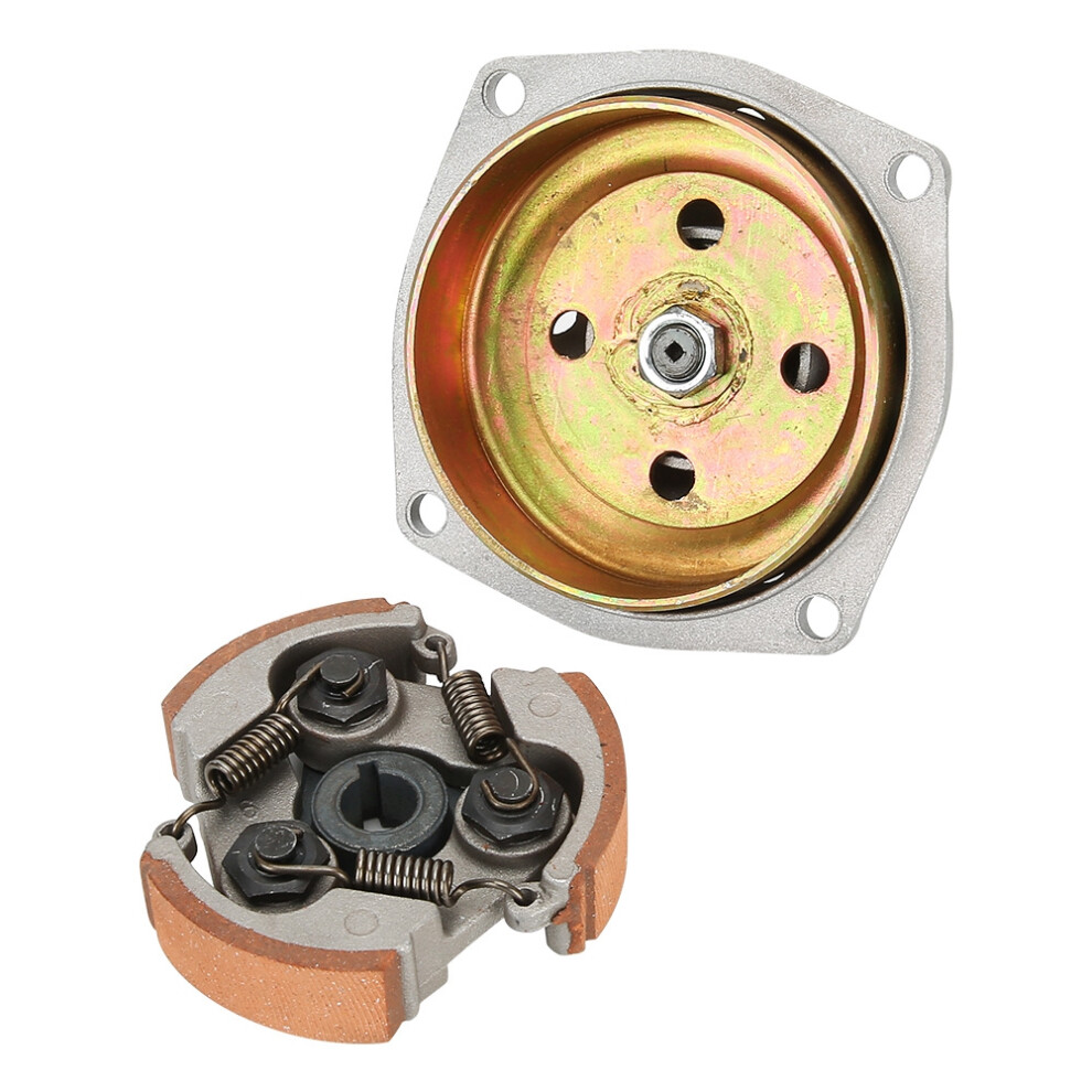 6T T8f Clutch Drum Bell Housing & Plate For 47Cc 49Cc Mini Atv Dirt Bike 5021362195895