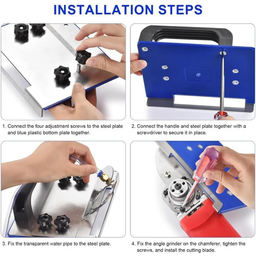 45 Degree Tile Chamfering Tool -Angle Grinder Stand for Tile 45 Chamfer Cutting,Grinder Tool for Cutting Ceramic Stone 1