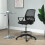 Vinsetto Vinsetto Draughtsman Chair Tall Office Chair with Adjustable Height 1