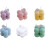 Small Scented Candle Mini Cube Bubble Shaped Wax Candles Aromatherapy Pink 4