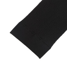 3 Pair Slim Elastic Arm Calf Compression Sleeves Black Free Size All Seasons