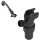 Universal-Duscharmhalter, schwarz, für Handbrause, 11