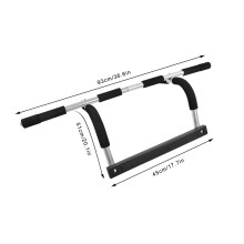 Indoor Door Pull Up Chin‑Up Bar Fitness Exercise Equipment, Steel & Plastic
