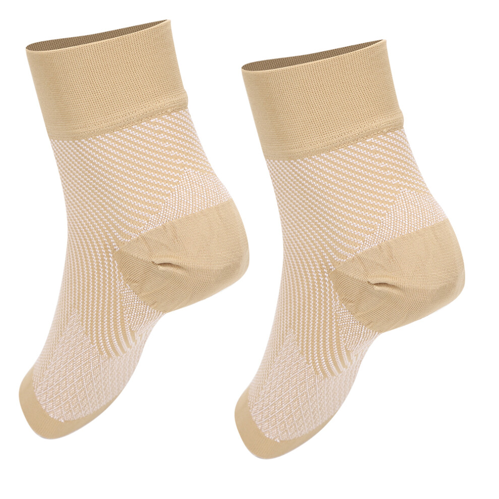 Sport Ankle Brace Protector Compression Sleeve M Skin Color All Seasons