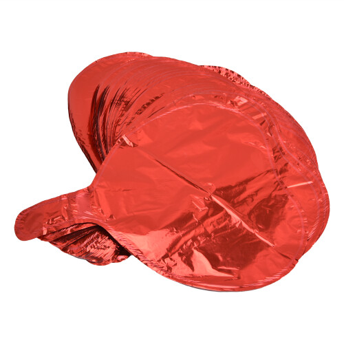 50 Stück rote Luftballons in Herzform, helle 2